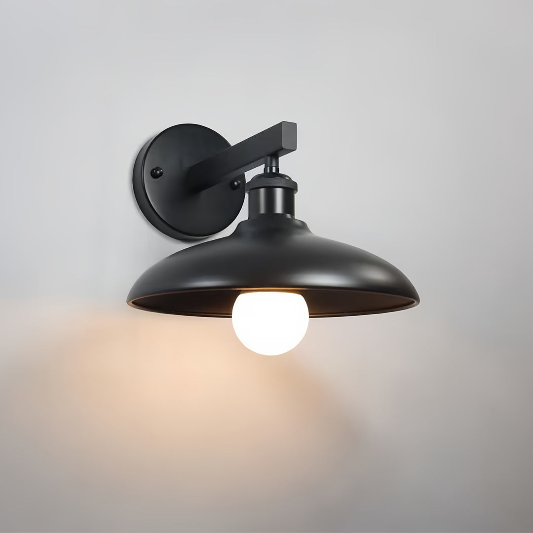 WINDSOR CAST IRON OUTDOOR LED WALL LANTERN