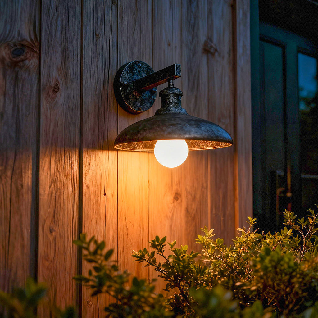 WINDSOR CAST IRON OUTDOOR LED WALL LANTERN