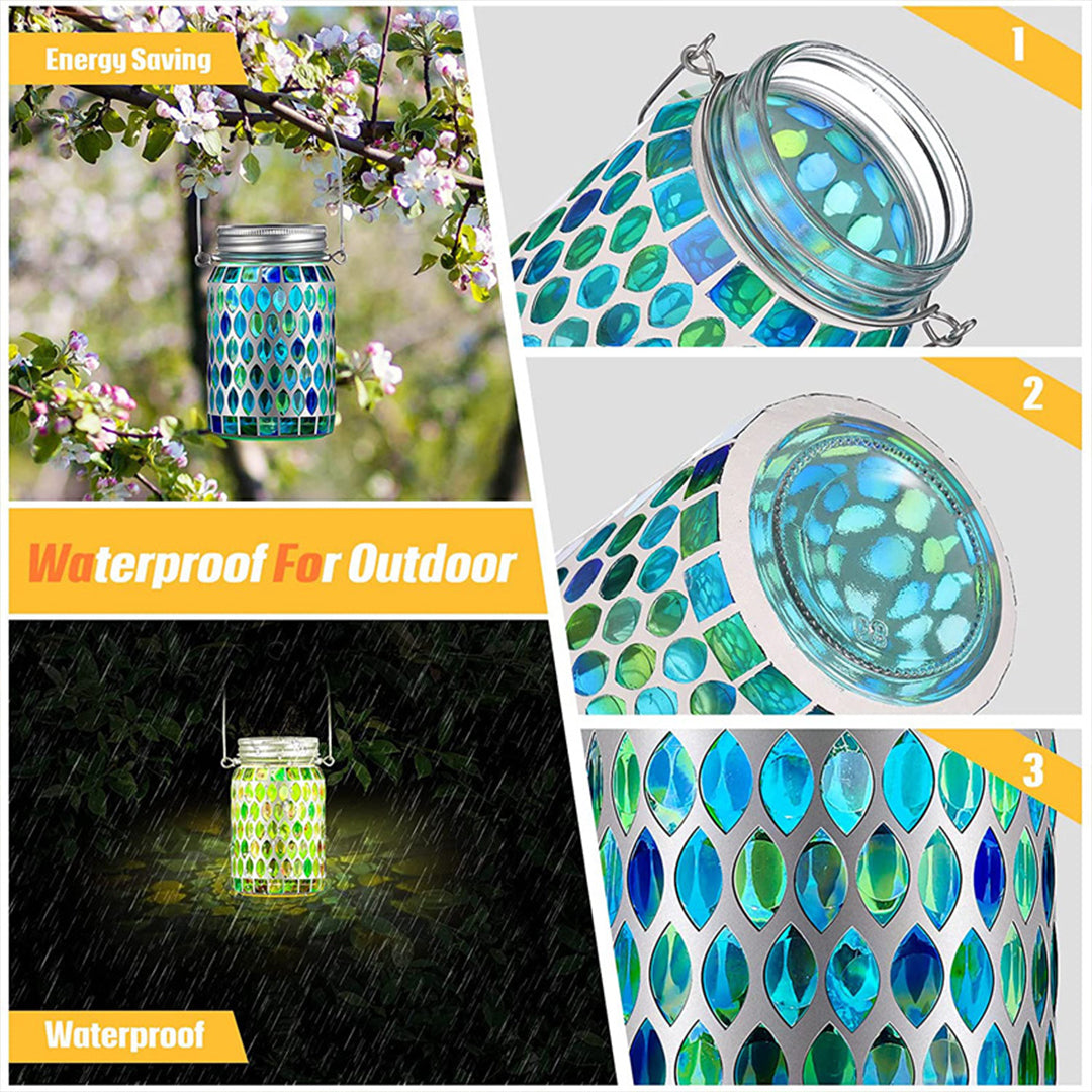 RAVENSCROFT SOLAR-MOSAIC GARDEN ILLUMINATOR