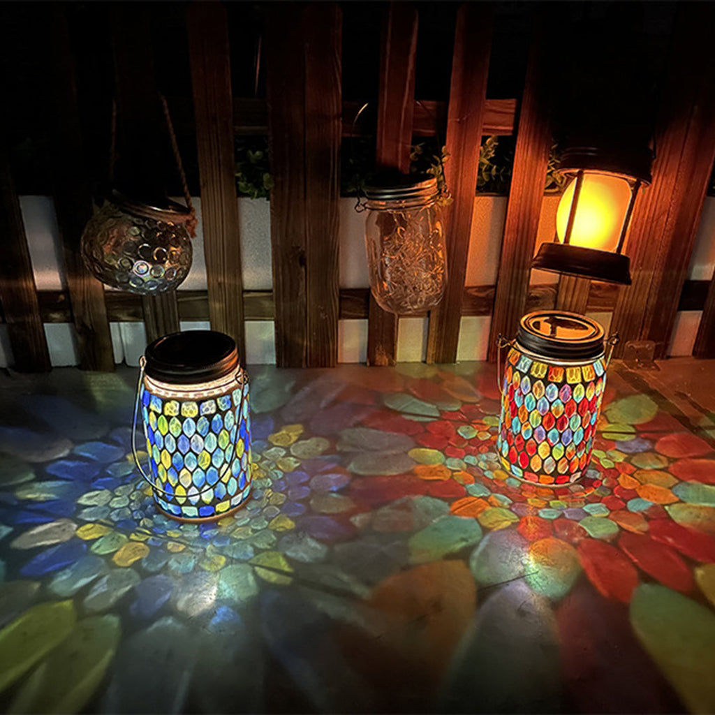 RAVENSCROFT SOLAR-MOSAIC GARDEN ILLUMINATOR
