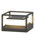 WINDSOR STONE OUTDOOR PILLAR LANTERN, WEATHERPROOF LED GARDEN LIGHT