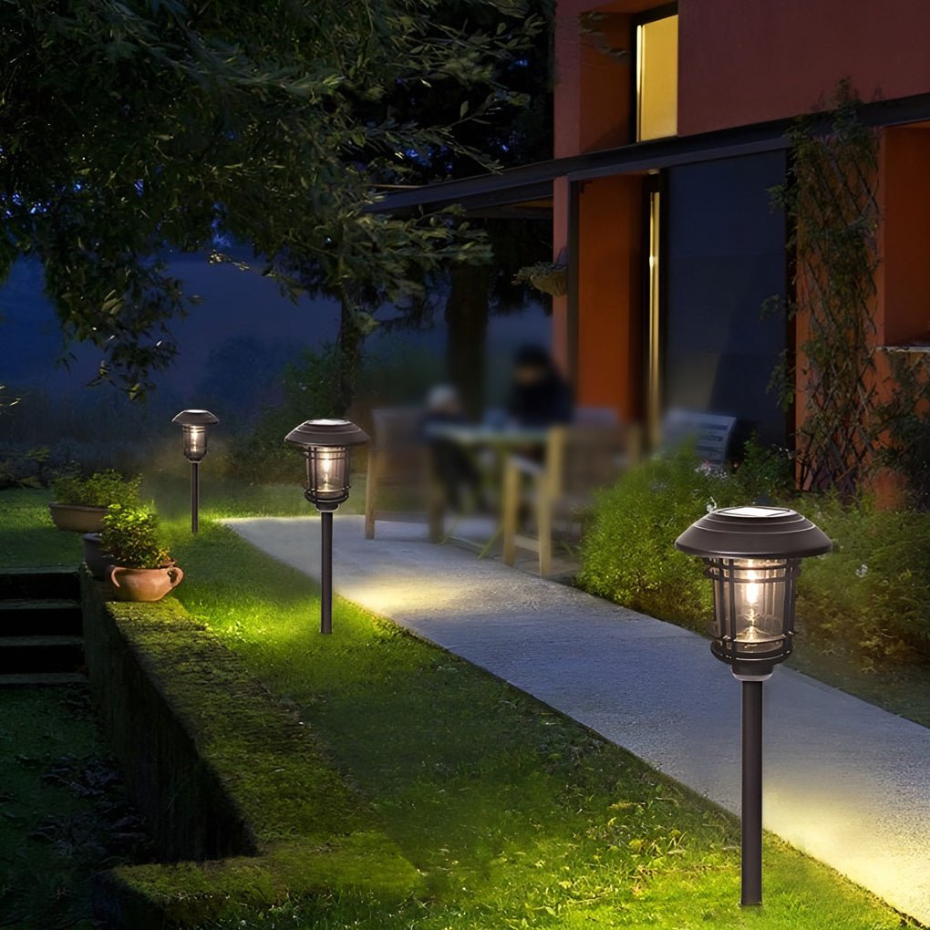 WINCHESTER STAINLESS STEEL SOLAR GARDEN LANTERN
