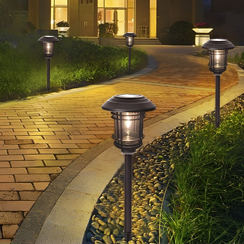 WINCHESTER STAINLESS STEEL SOLAR GARDEN LANTERN