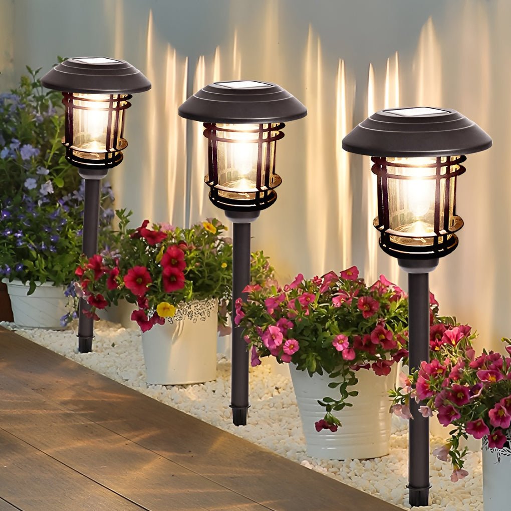 WINCHESTER STAINLESS STEEL SOLAR GARDEN LANTERN