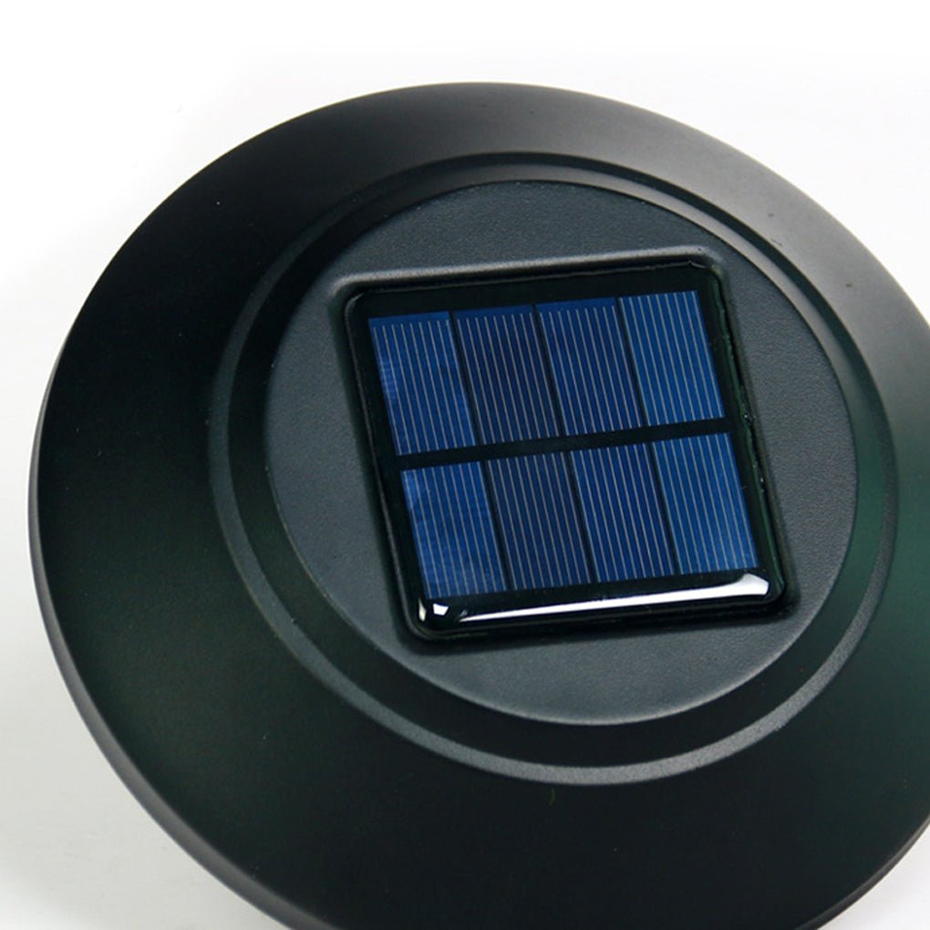 CHARLESTON GLOW SOLAR POST LANTERN WITH ARTISAN GLASS LENS
