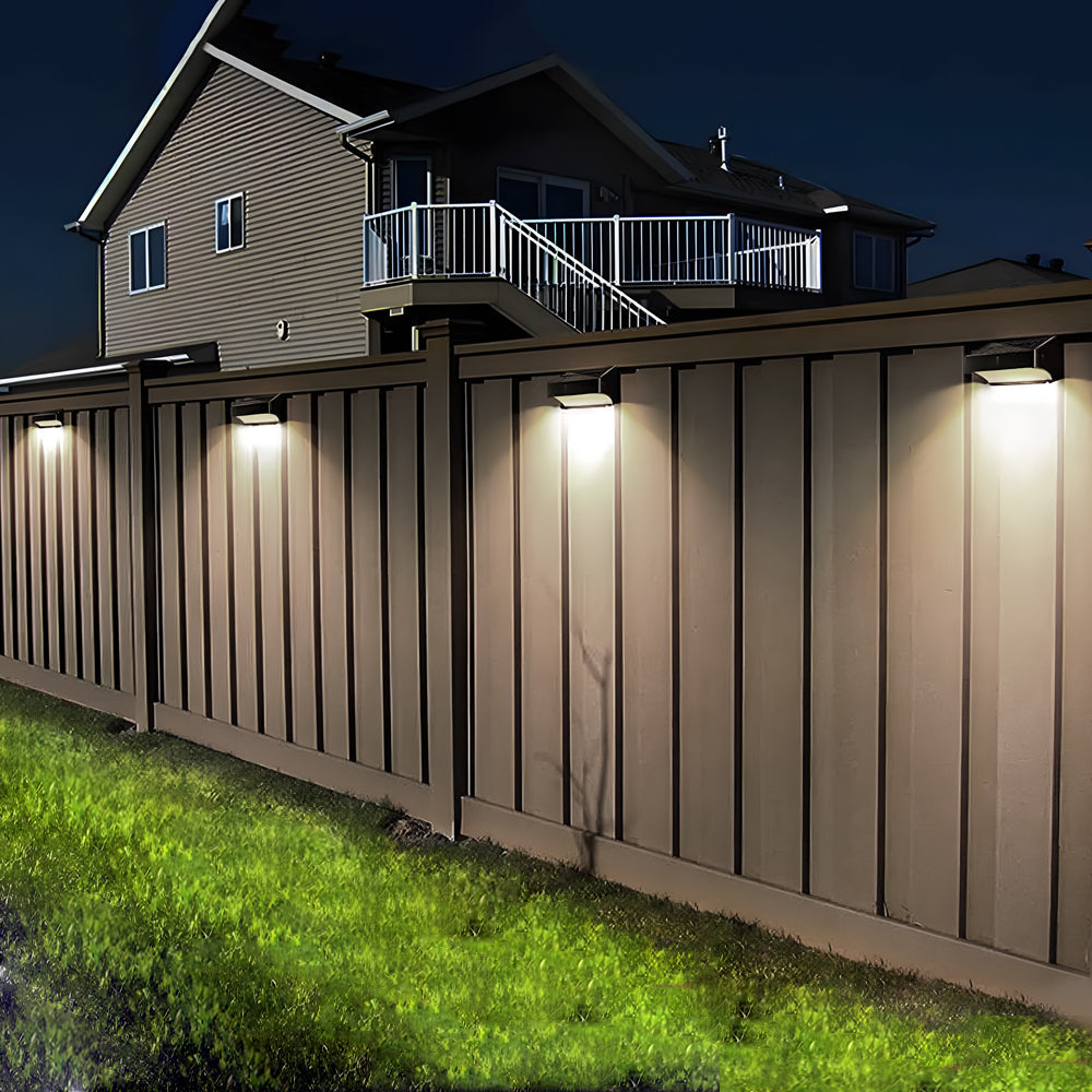 WINDSOR GLOW SOLAR WALL SCONCE - Dusk to Dawn Minimalist Design, Waterproof Ambient Illumination