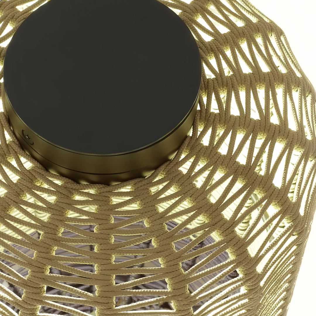 RAVENHURST WOVEN WATERPROOF LANTERN WITH LED ILLUMINATION
