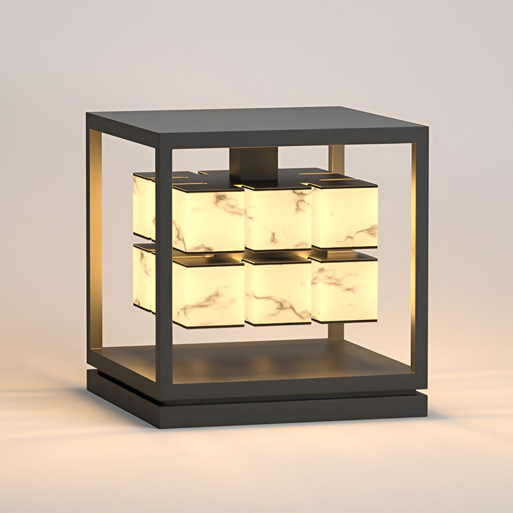 WINDSOR BRICK SQUARE SOLAR LANTERN
