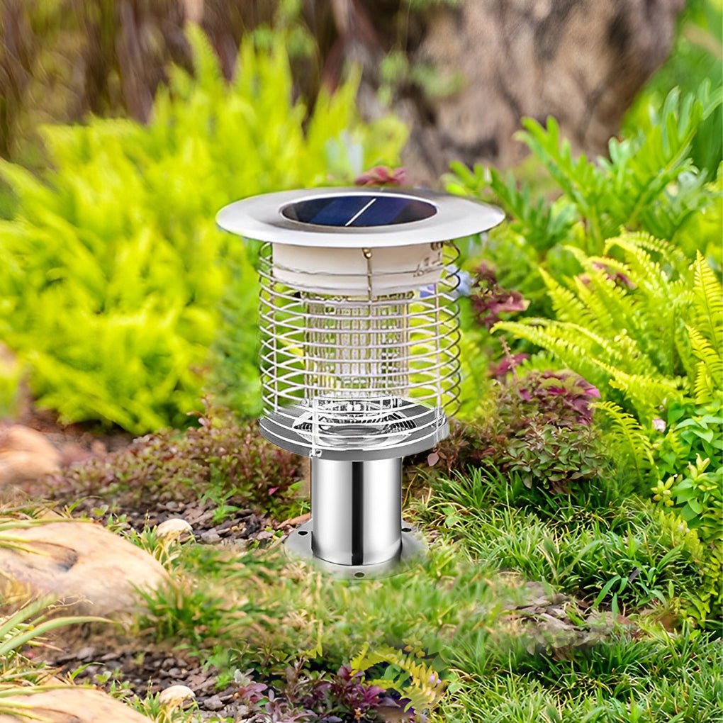 CHARLESTON PURPLE GLOW SOLAR INSECT TRAP LANTERN