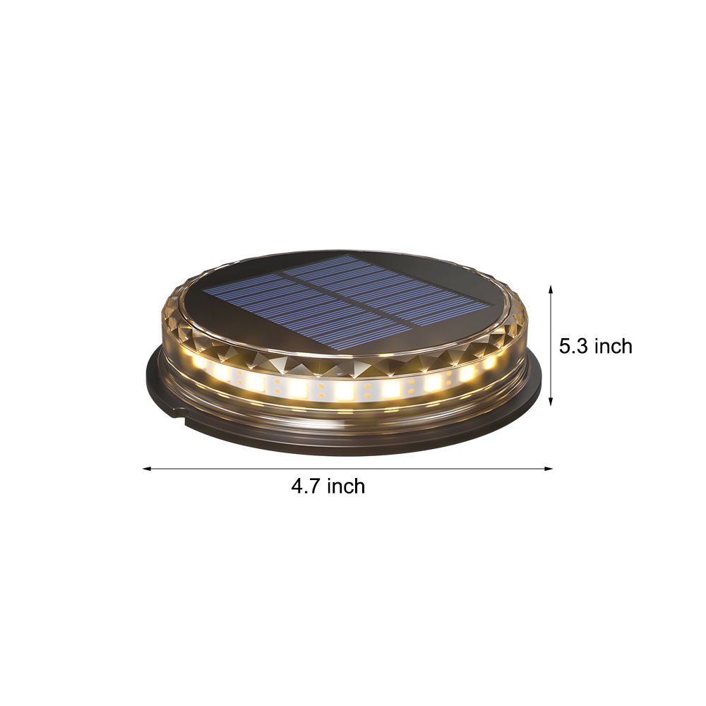WINDSOR SOLAR GLOW PATH LIGHTS - SET OF FOUR OUTDOOR ILLUMINATORS