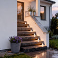 WINDSOR TRIAD OUTDOOR STEP ILLUMINATOR - MODERN WATER-RESISTANT SOLAR LIGHT