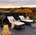 WINDSOR WOVEN SOLAR ROPE LANTERN