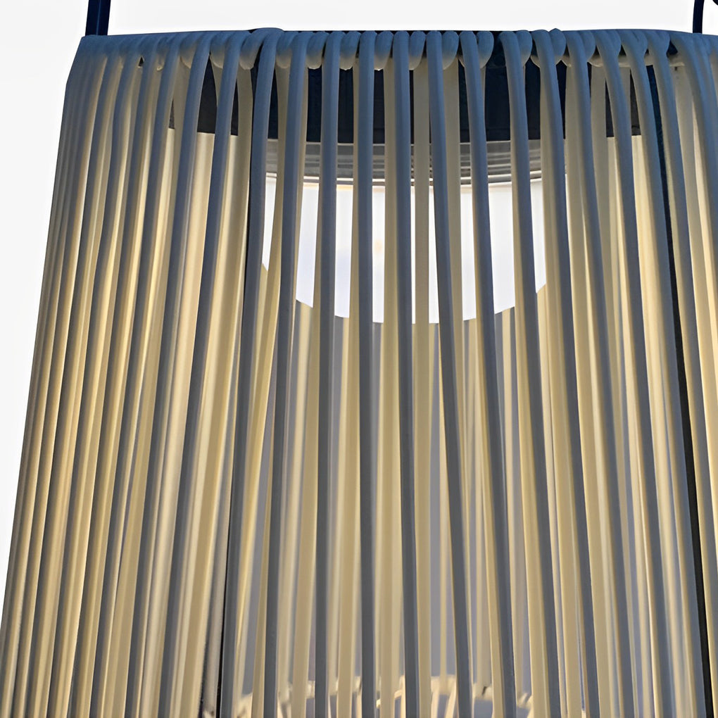 WINDSOR WOVEN SOLAR ROPE LANTERN