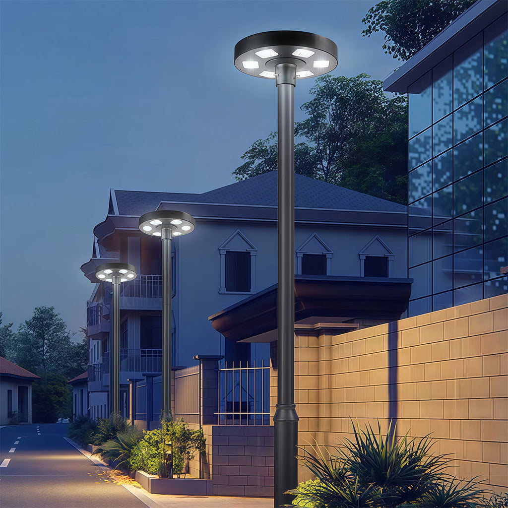 WINDSOR SOLAR GARDEN LANTERN POLE LIGHT