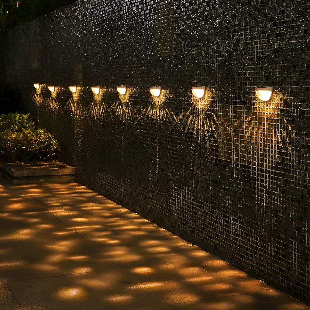 BRIGHTON SOLAR GLOW FENCE LANTERN FOR OUTDOOR GARDENS
