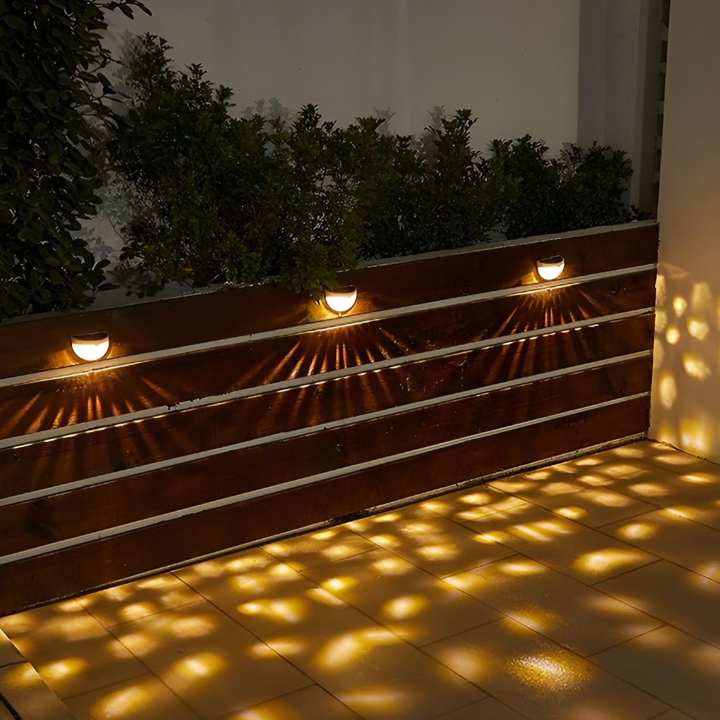 BRIGHTON SOLAR GLOW FENCE LANTERN FOR OUTDOOR GARDENS