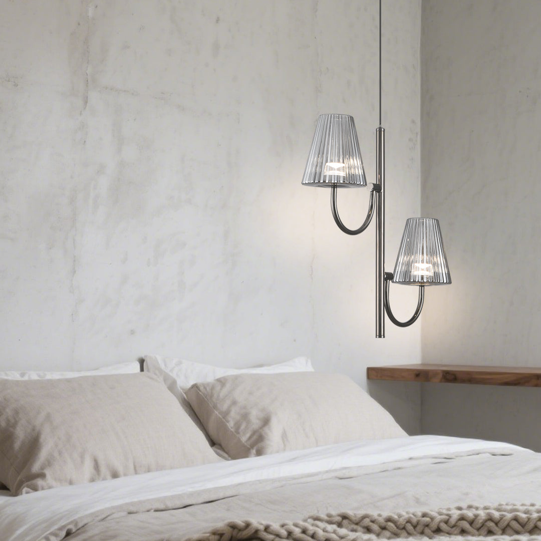WINTHORPE BLACK METAL LED HANGING LANTERN