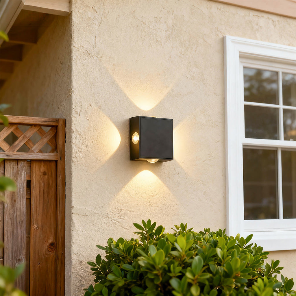 BLACKWATER QUADRANT LED OUTDOOR WALL LANTERN