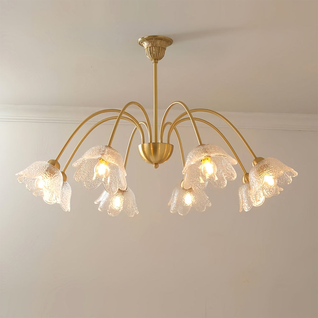 VIOLETTE CRYSTAL BLOOM CEILING LANTERN