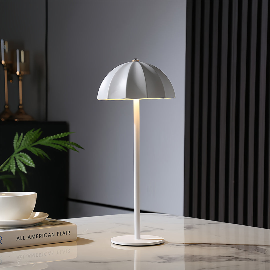 WINTHROP CORDLESS METAL MUSHROOM LANTERN