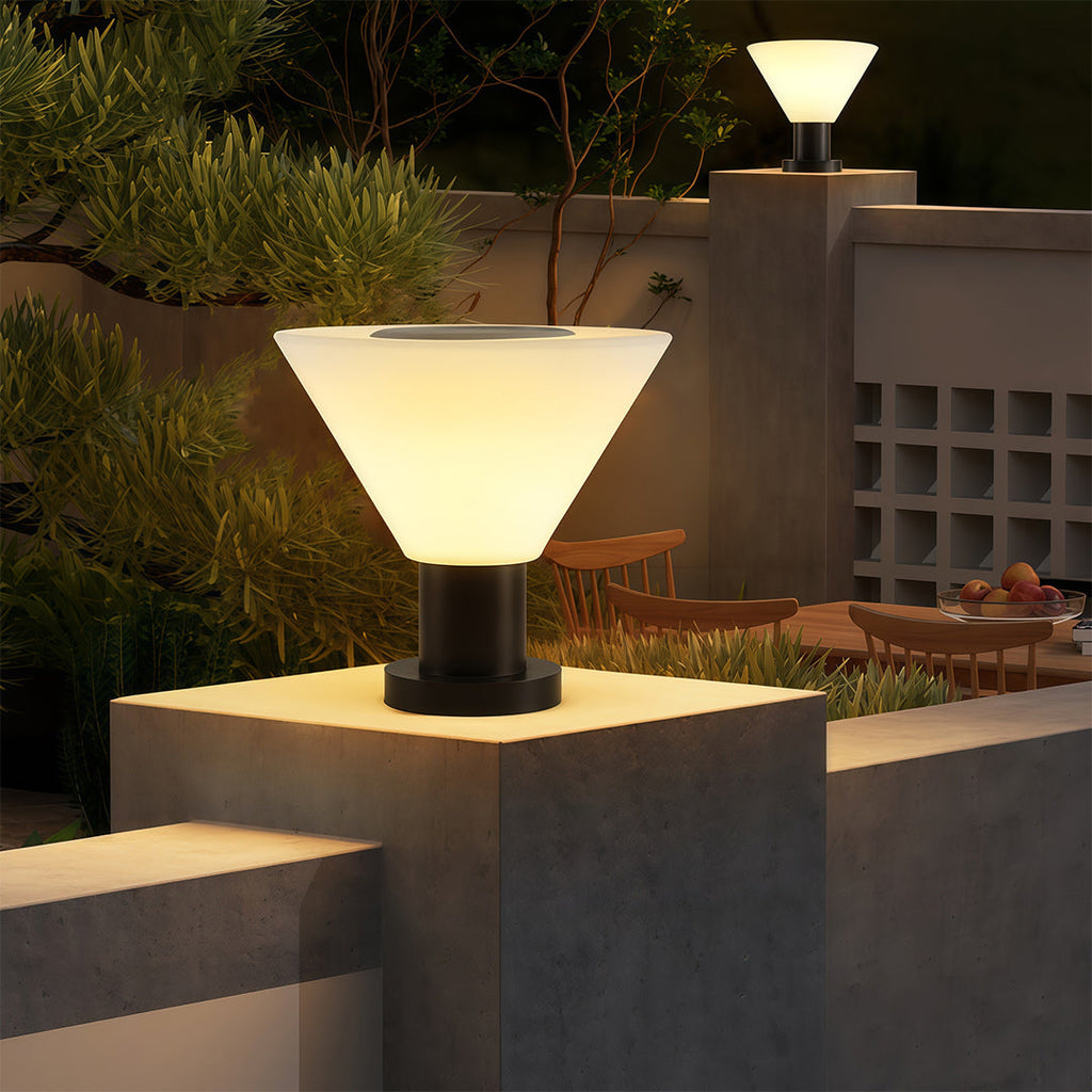 RAVENSHILL WEATHERPROOF GARDEN PILLAR LANTERN