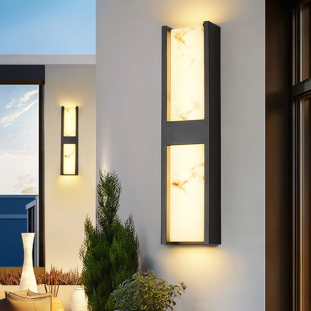 WINTHROP AQUA SQUARE LED WALL SCONCE