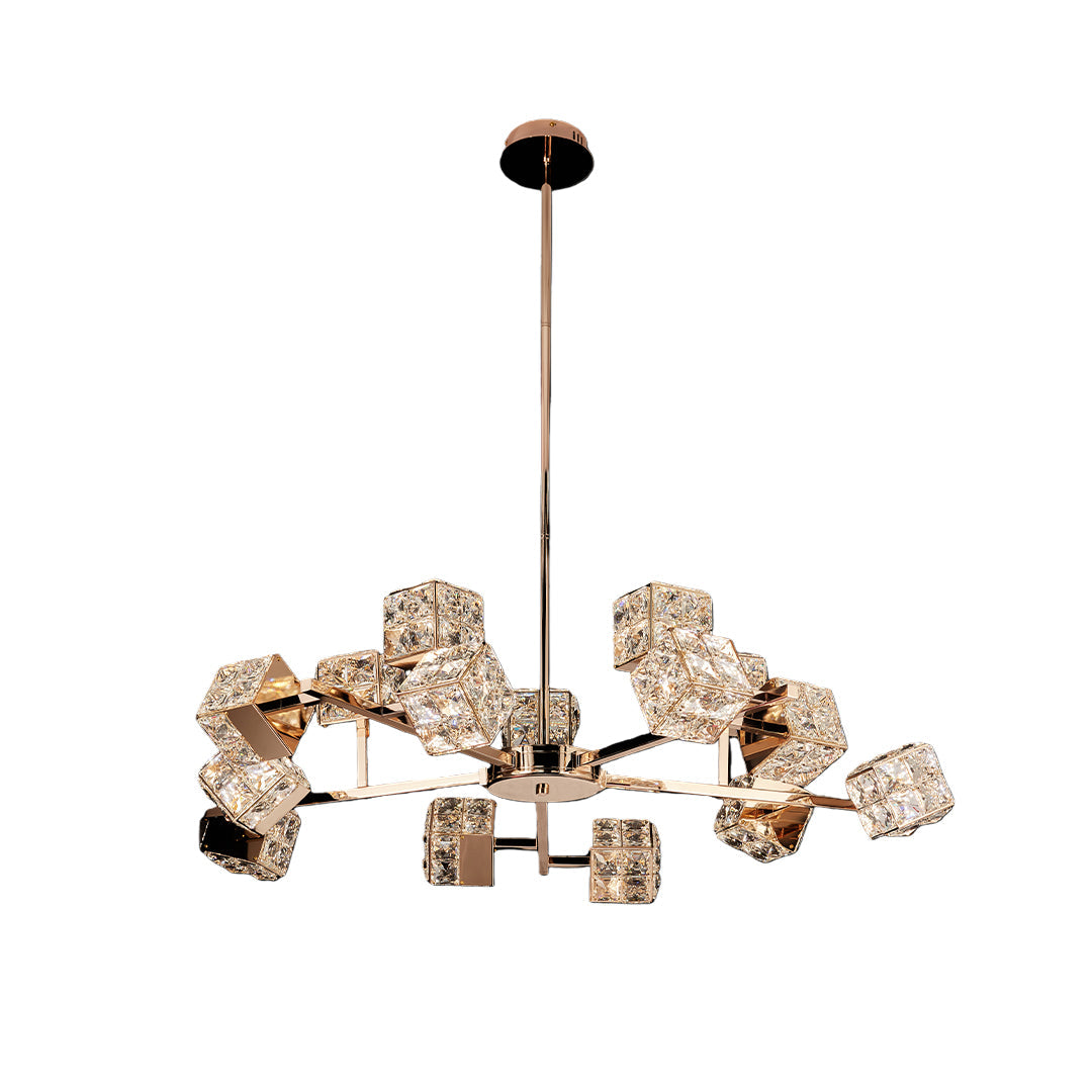WINTHORPE CRYSTAL CUBE CEILING LANTERN