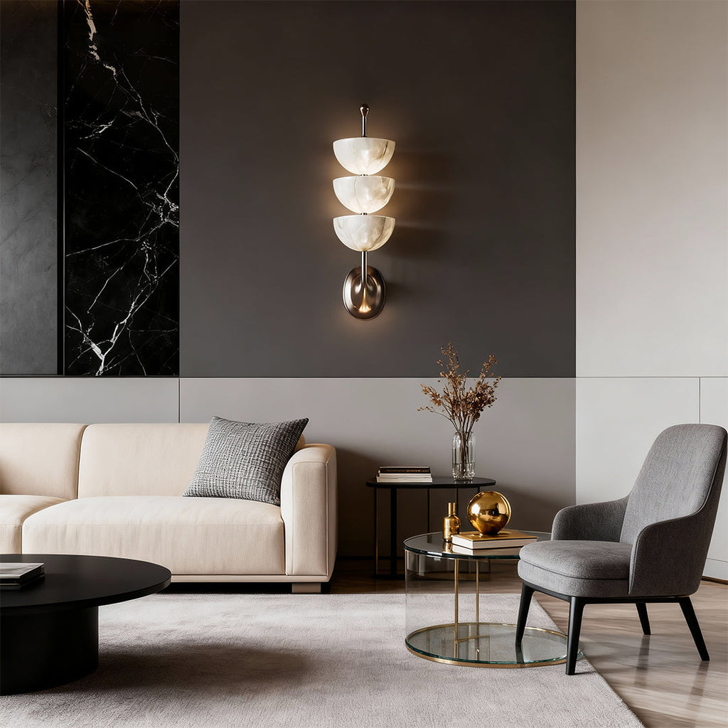 WINTHORPE COPPER MARBLE WALL LANTERN