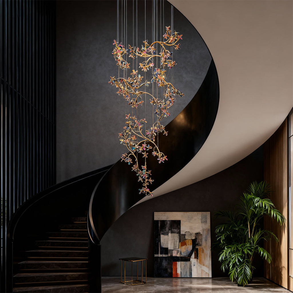 THORNBURY CRYSTAL SPIRAL CEILING LANTERN