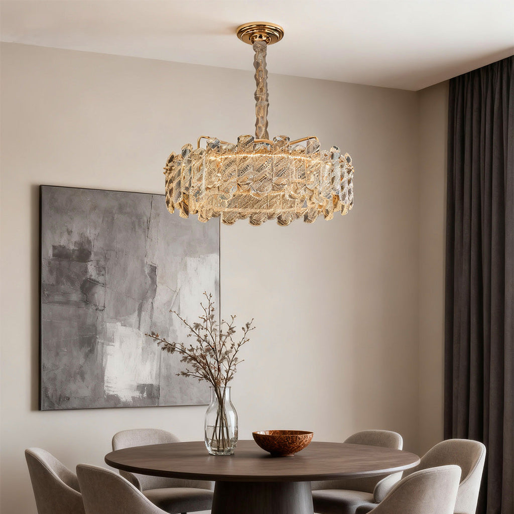 WINTERBOURNE CRYSTAL-ENCRUSTED CEILING LANTERN