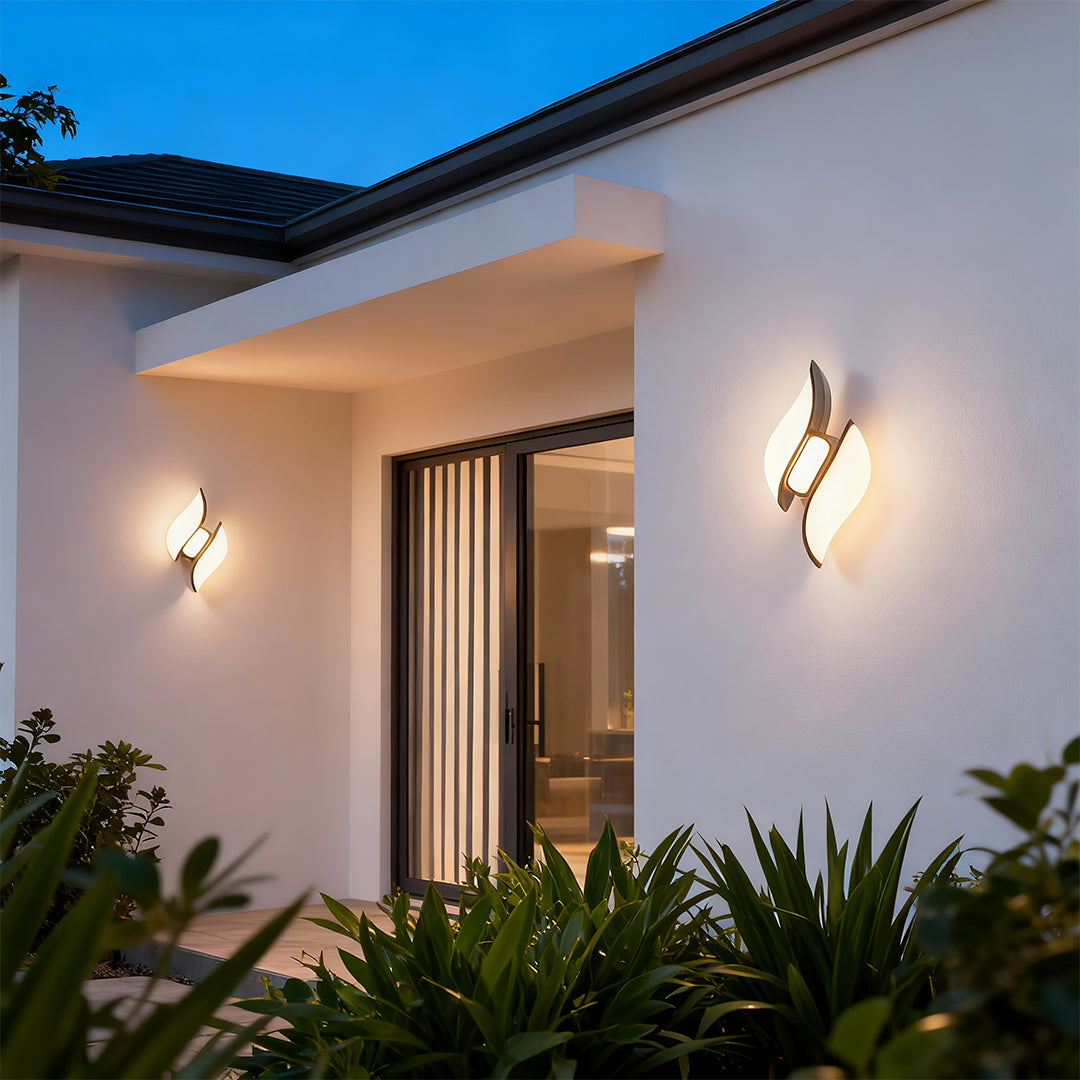 RAVENHALL MODERN OUTDOOR WALL LANTERN