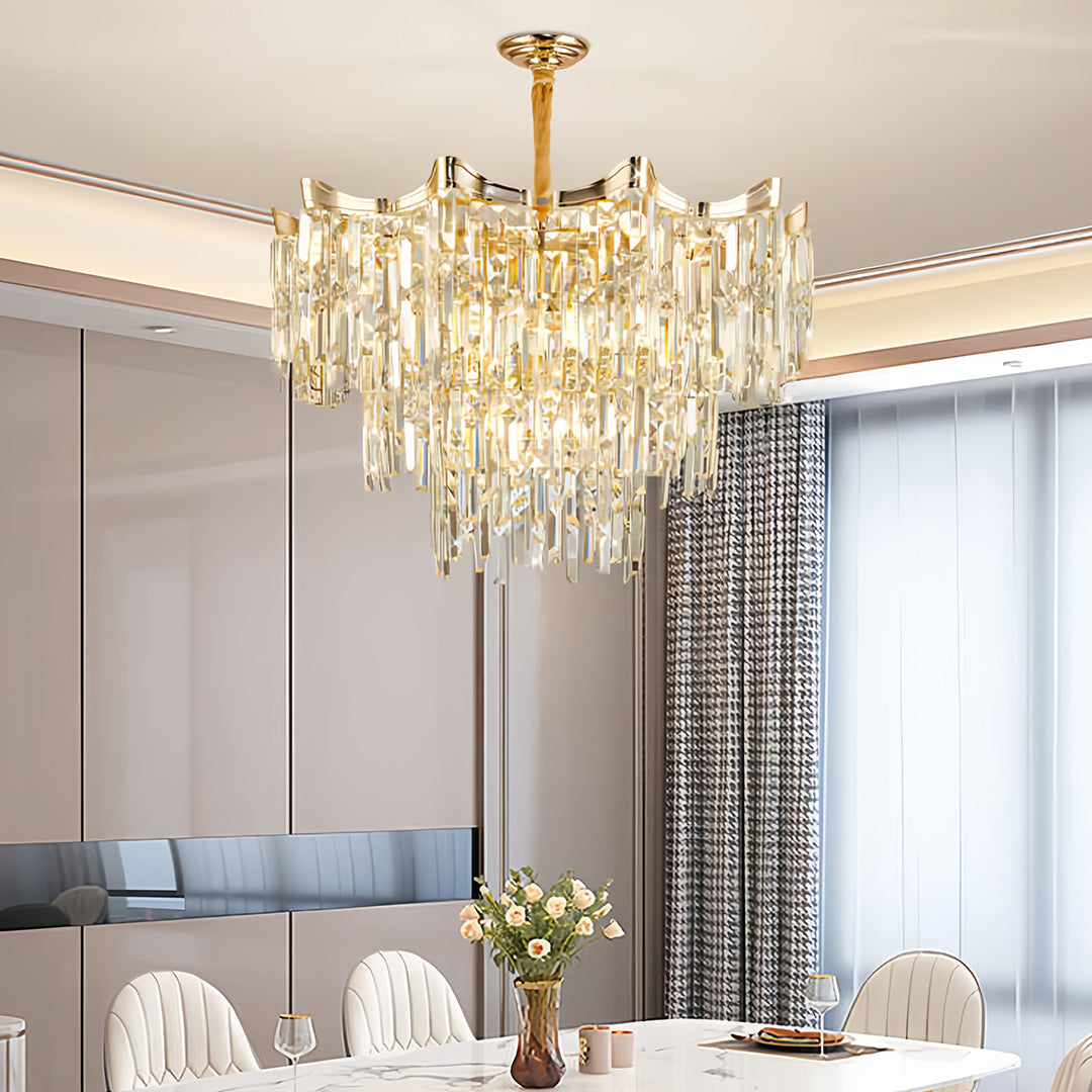 WINDSOR CRYSTAL TIERED CEILING LANTERN