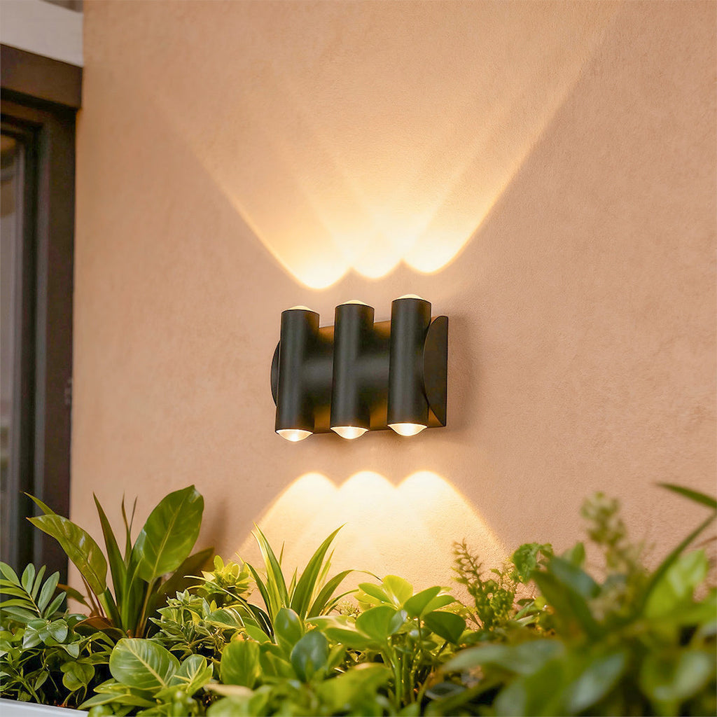 BRANSON DUAL-ANGLE OUTDOOR LED WALL SCONCE