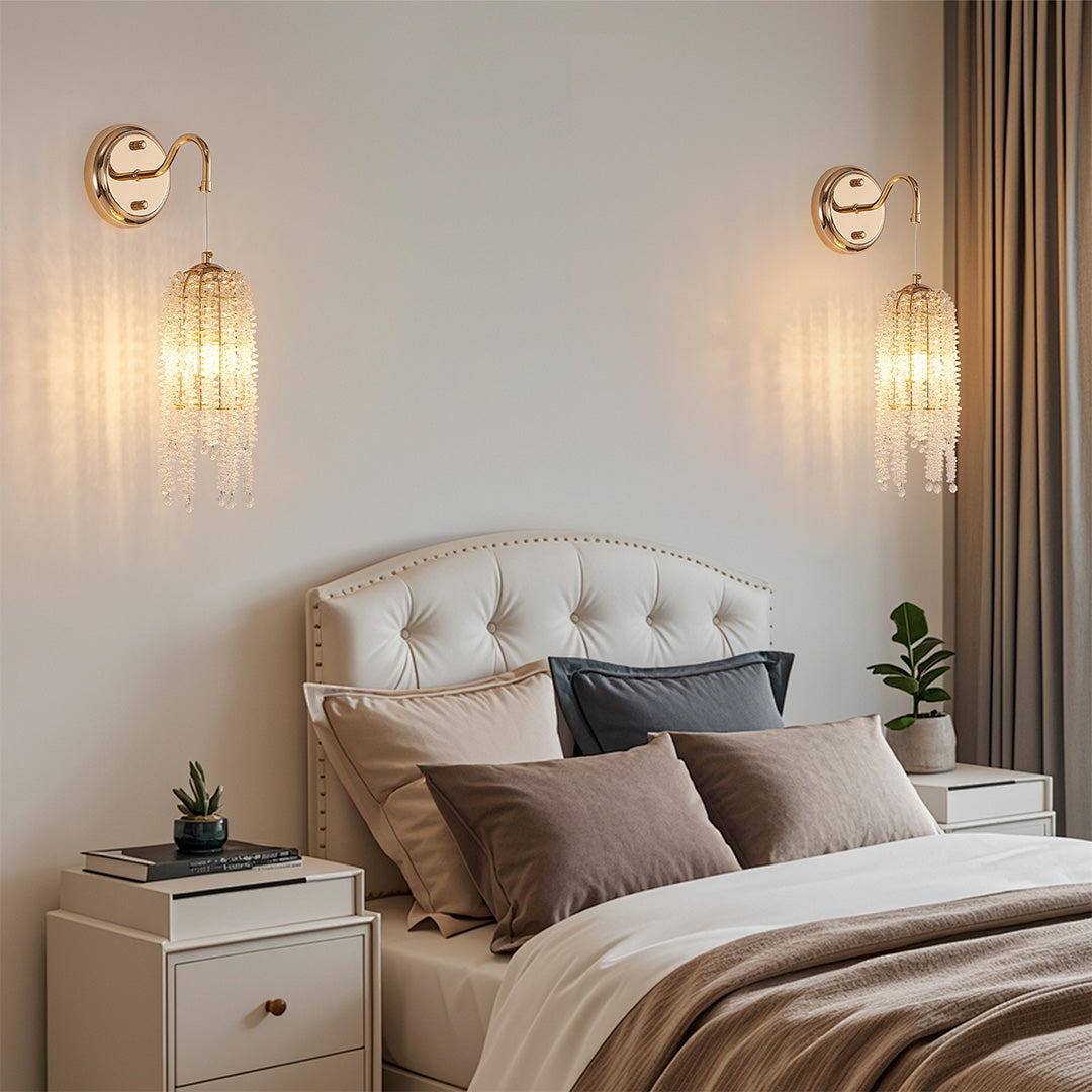 WINDSOR CRYSTAL EMBELLISHED WALL SCONCE