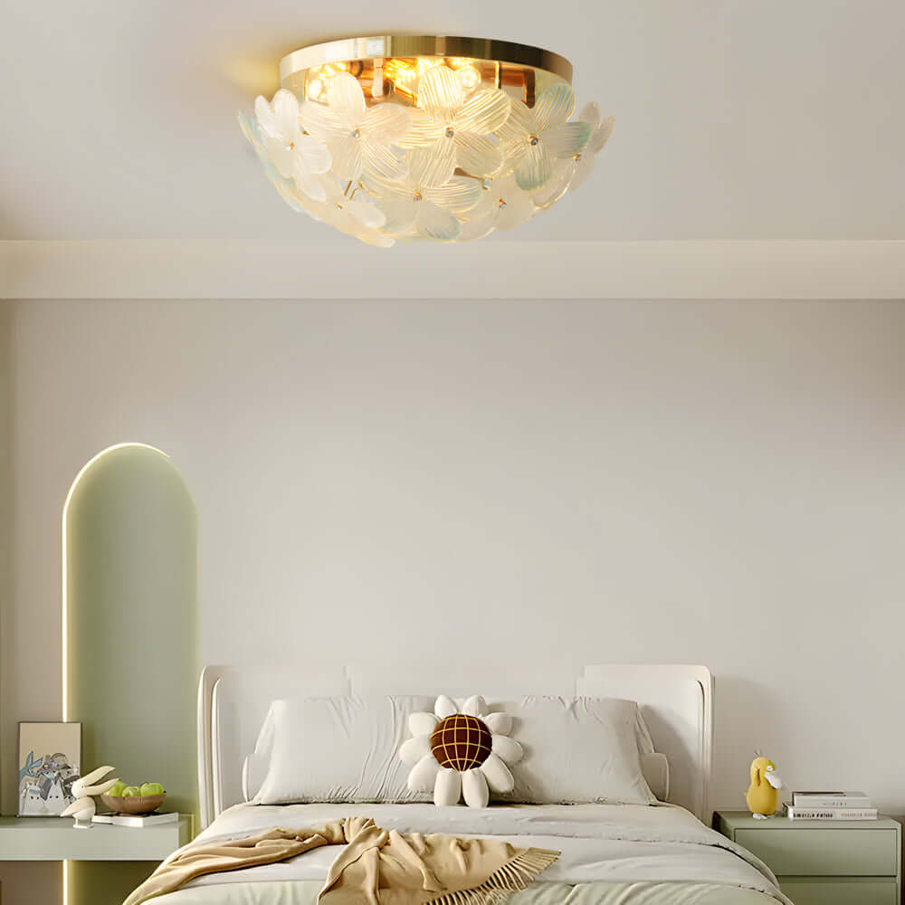 FLORENCE PETAL GLASS CEILING LANTERN