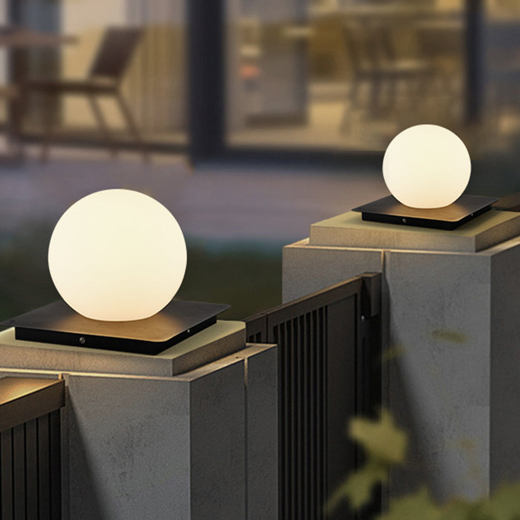 WINCHESTER AQUAPROOF OUTDOOR COLUMN LIGHTS WITH POLYETHYLENE SHADE
