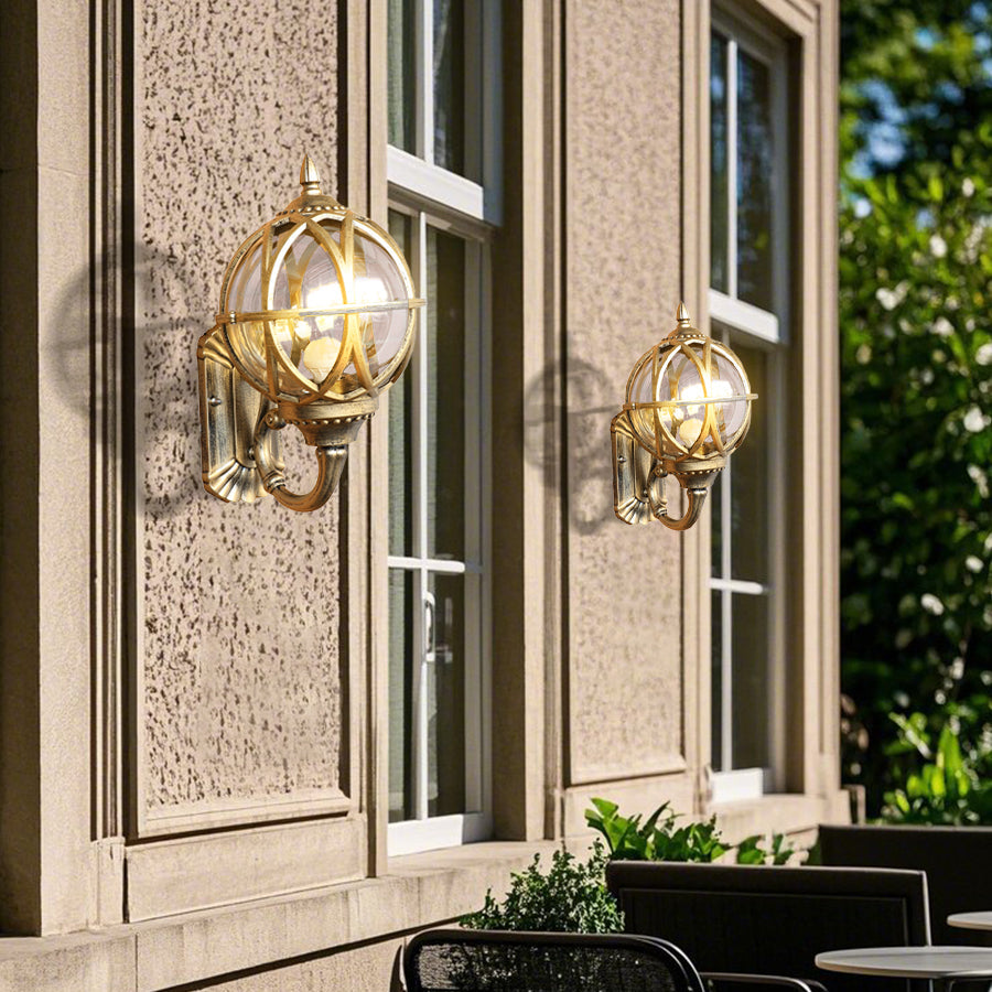RAVENHURST CAST ALUMINUM OUTDOOR WALL LANTERN