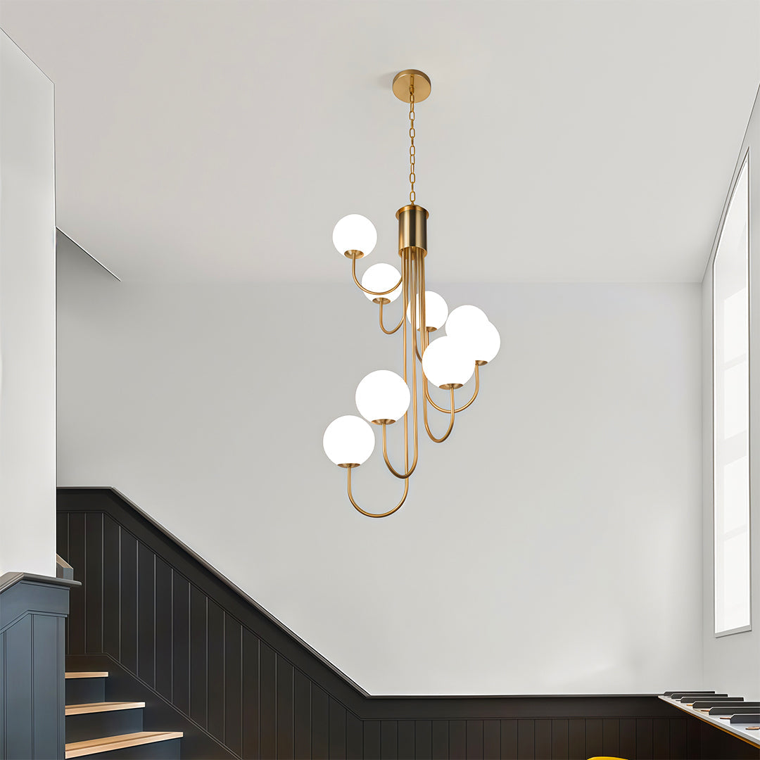 WINDSOR SPIRAL ORB CEILING LUMINAIRE