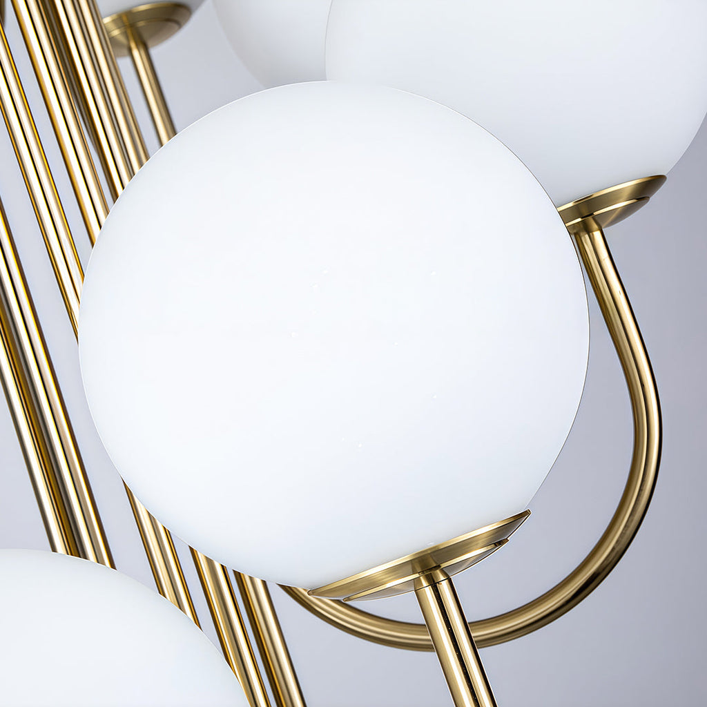 WINDSOR SPIRAL ORB CEILING LUMINAIRE