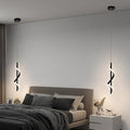 WHITBY SPIRAL LED WALL PENDANT WITH TRIPLE DIMMING