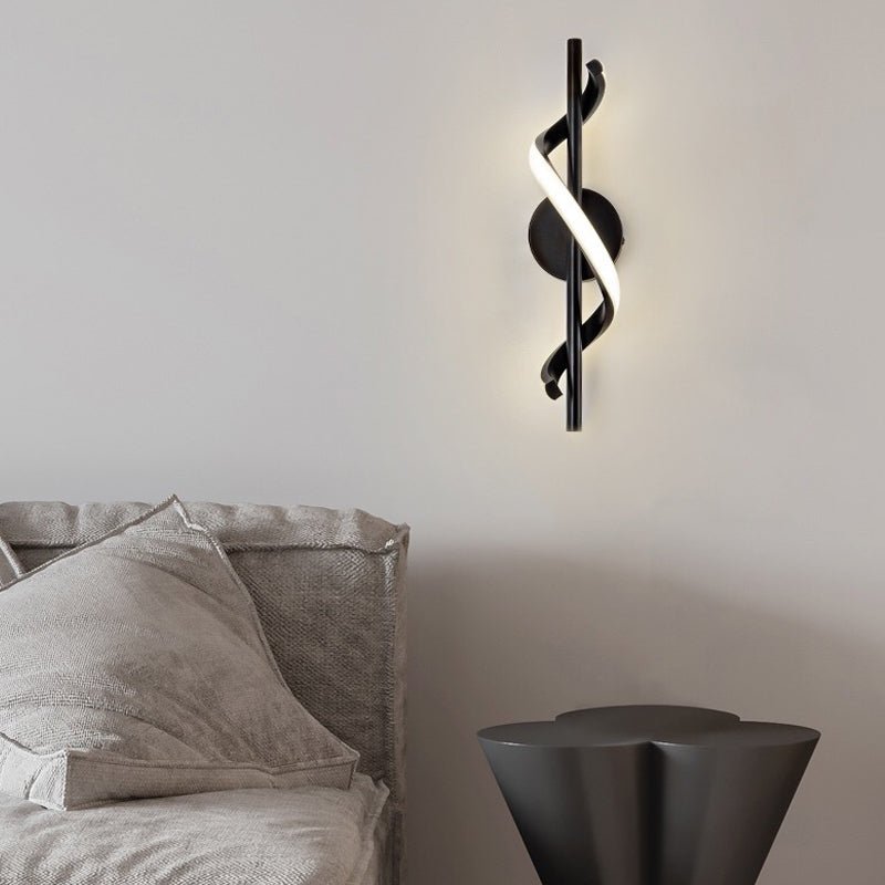 WHITBY SPIRAL LED WALL PENDANT WITH TRIPLE DIMMING