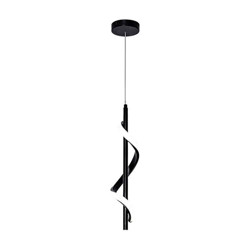 WHITBY SPIRAL LED WALL PENDANT WITH TRIPLE DIMMING