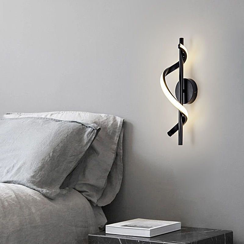 WHITBY SPIRAL LED WALL PENDANT WITH TRIPLE DIMMING