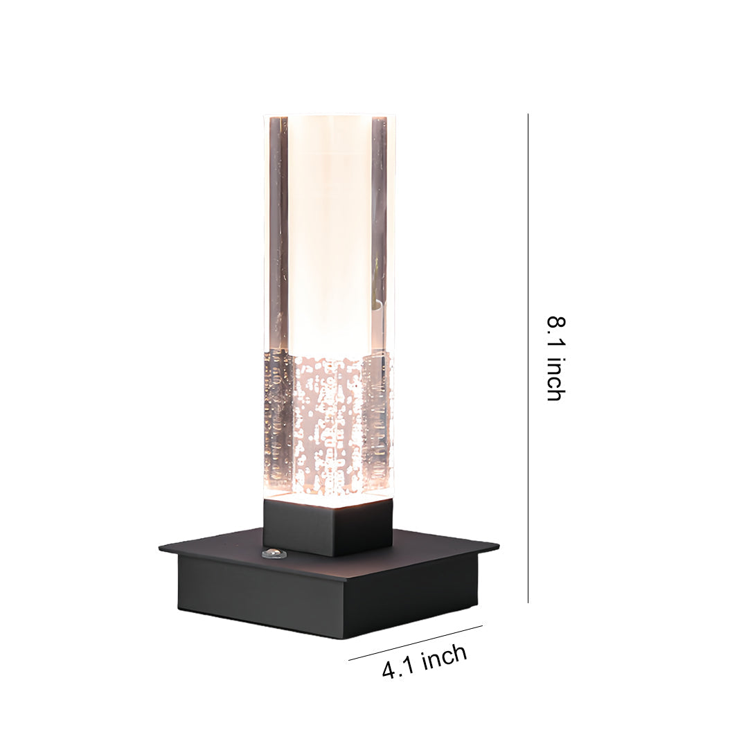 WINTERBOURNE CORDLESS SQUARE LED NIGHT LAMP WITH DIMMING FEATURE