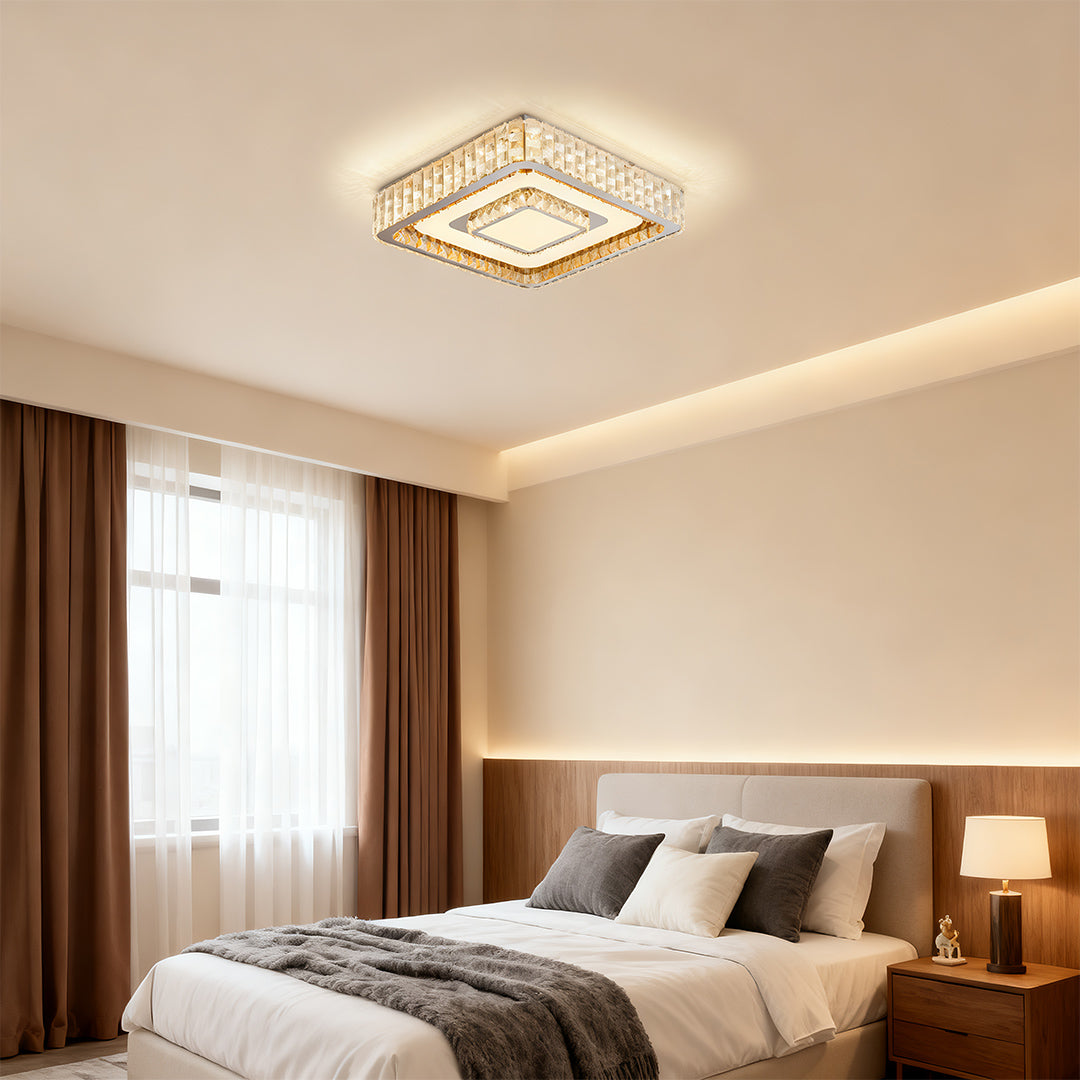 RAVENHURST CRYSTAL EMBRACE FLUSH LIGHT