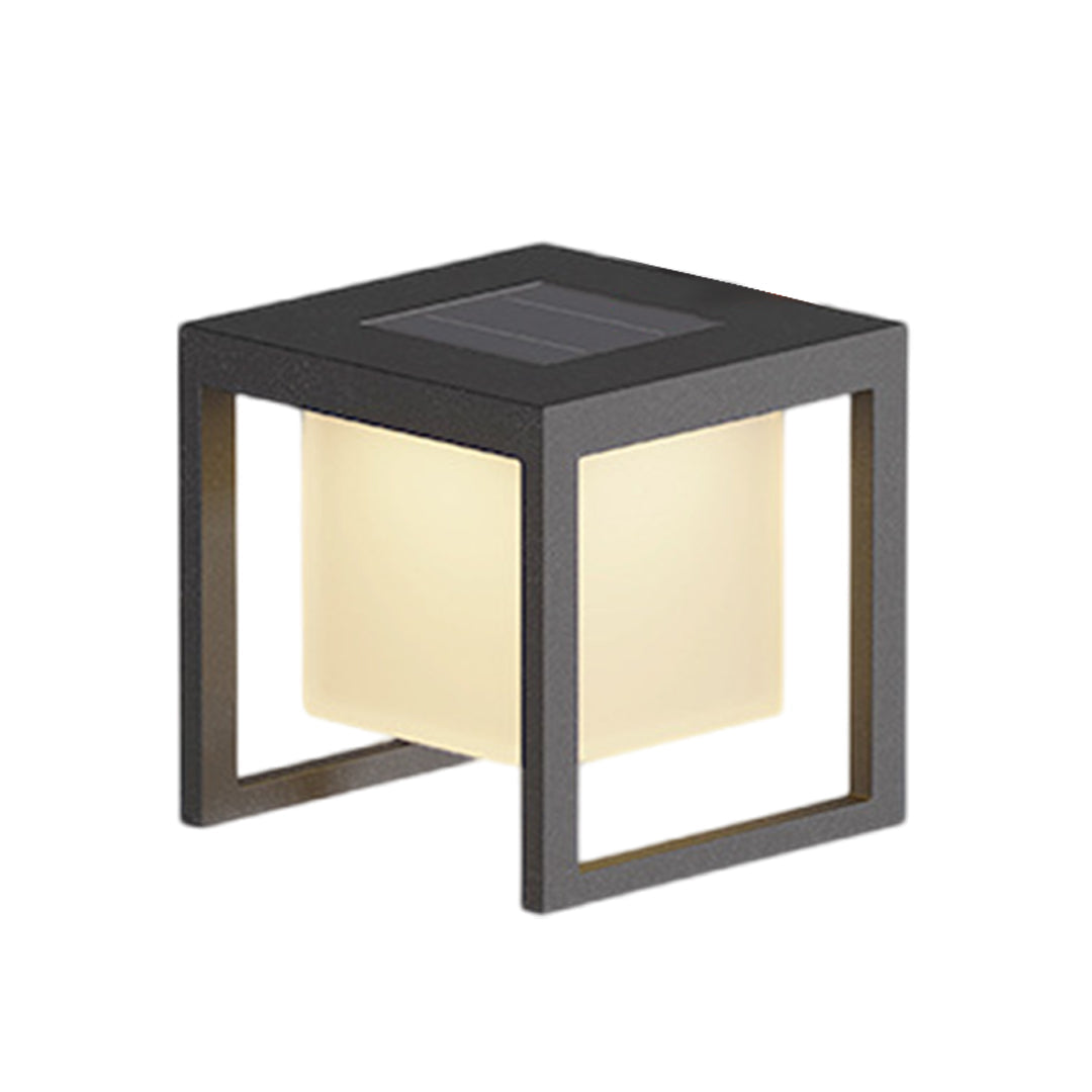 1. "HARTWELL SOLAR TABLE LAMP WITH INTEGRATED SIDE TABLE"  
   - Features a solar-powered lamp with a sleek side table, perfect for outdoor lounging.

2. "WINTHORPE SOLAR-CHARGED LAMP AND ACCENT TABLE"  
   - Combines a solar-powered light source with a s