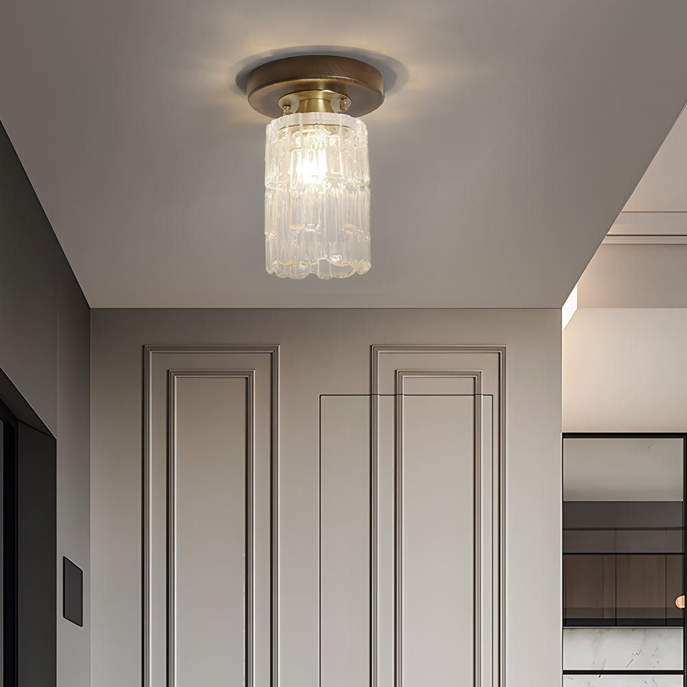 WINCHESTER RUSTIC SQUARE IRON CEILING LANTERN