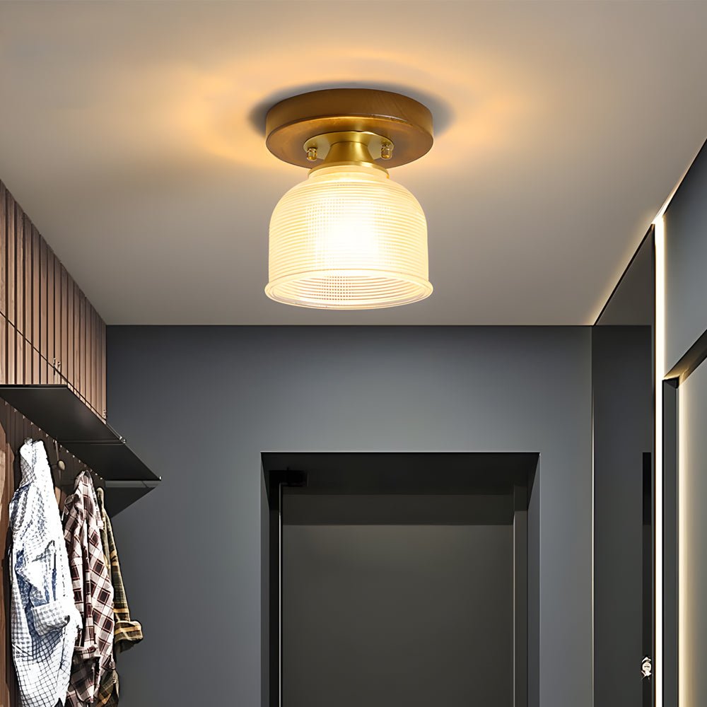 WINCHESTER RUSTIC SQUARE IRON CEILING LANTERN