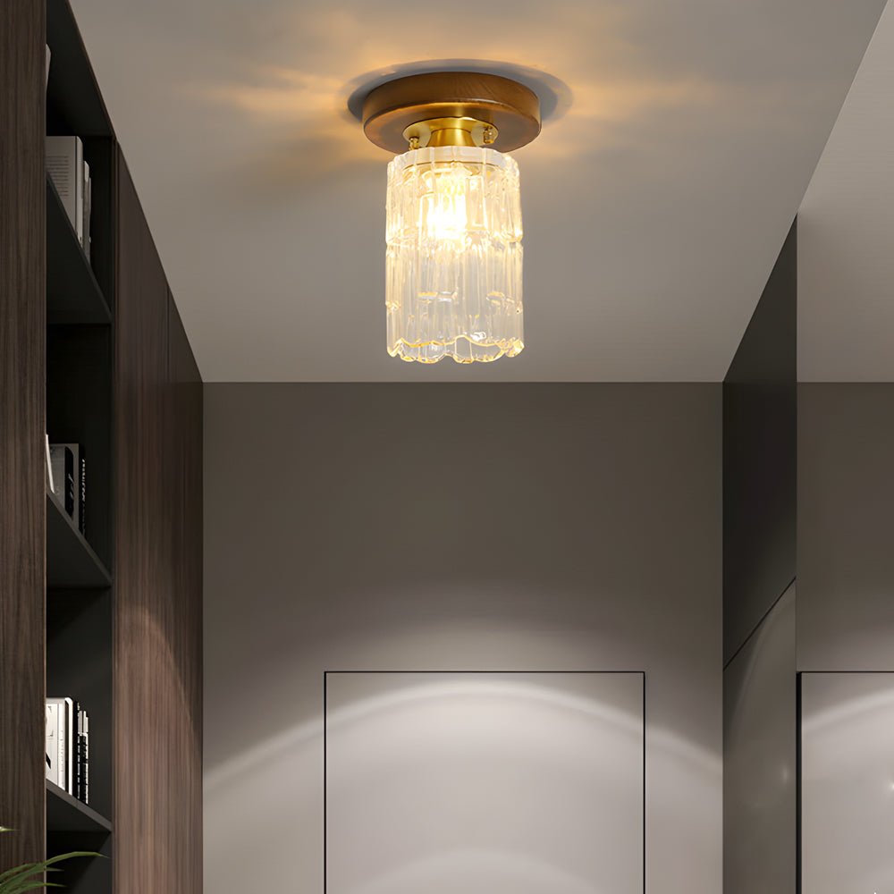 WINCHESTER RUSTIC SQUARE IRON CEILING LANTERN