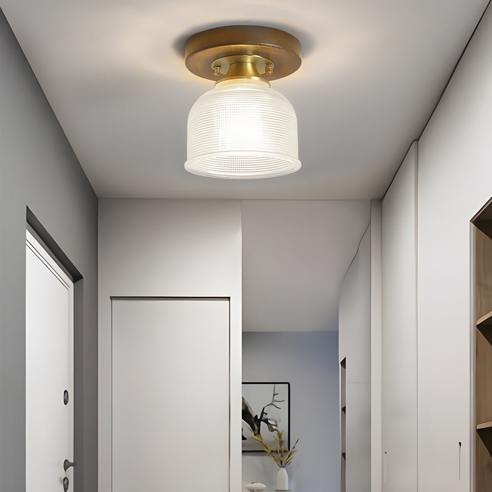 WINCHESTER RUSTIC SQUARE IRON CEILING LANTERN